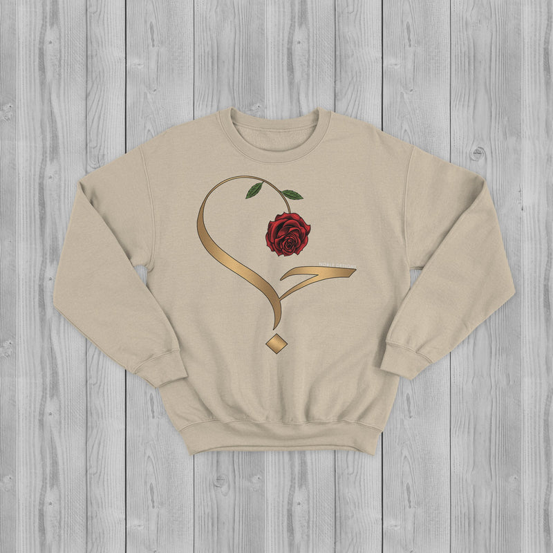Virtue Collection: Love (حب | Hubb) Sweatshirt [Women's Front Design] - Noble Designs