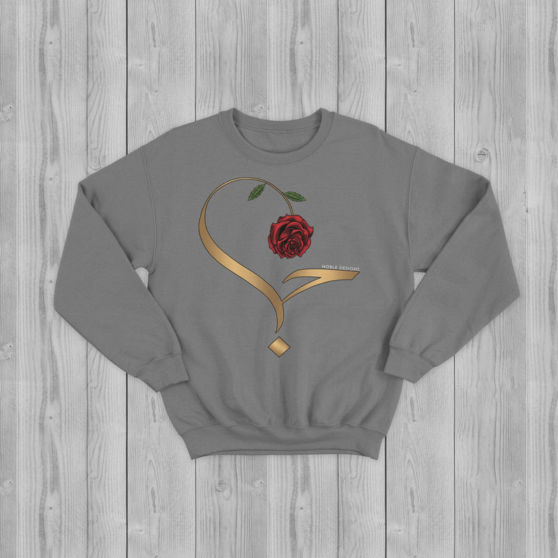 Virtue Collection: Love (حب | Hubb) Sweatshirt [Men's Front Design] - Noble Designs