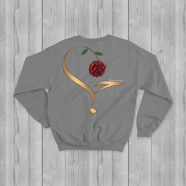 Virtue Collection: Love (حب | Hubb) Sweatshirt [Women's Back Design] - Noble Designs