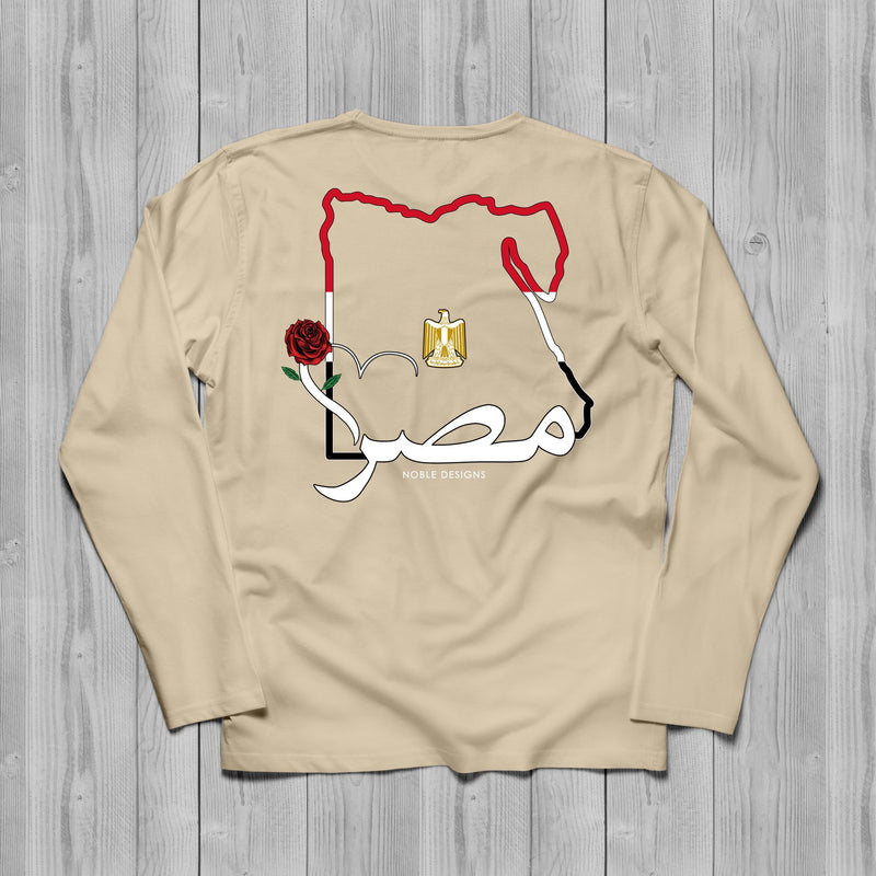 Mosaic Collection: Egypt Long Sleeve T-Shirt [Women's Back Design] - Noble Designs