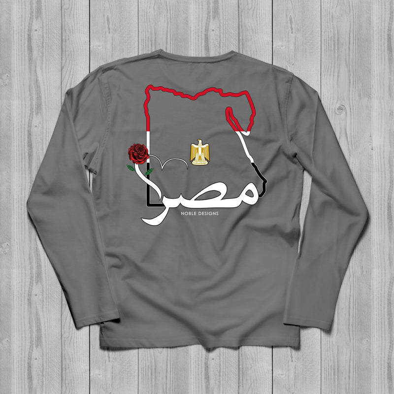 Mosaic Collection: Egypt Long Sleeve T-Shirt [Women's Back Design] - Noble Designs