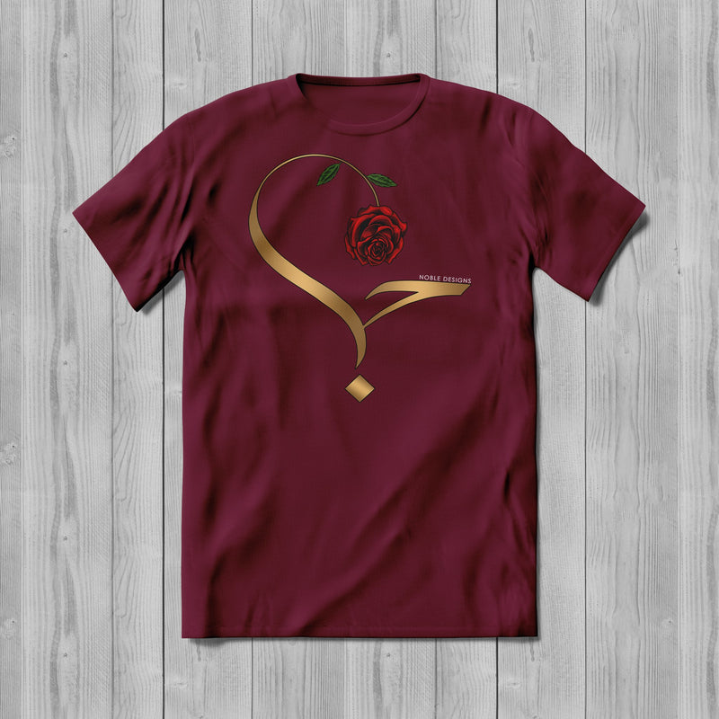 Virtue Collection: Love (حب | Hubb) T-Shirt [Men's Front Design] - Noble Designs