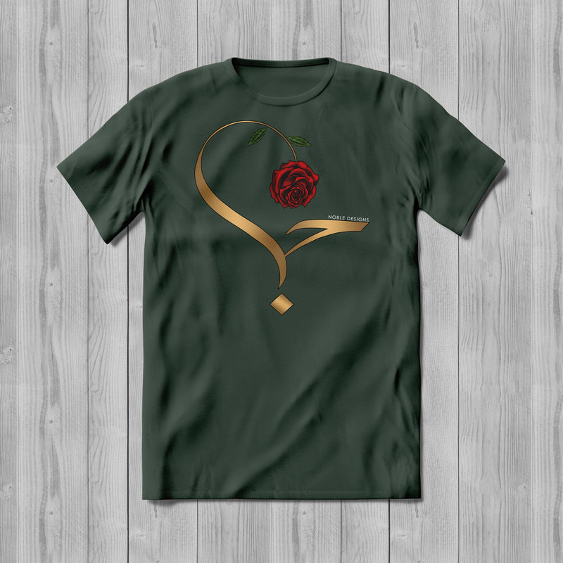 Virtue Collection: Love (حب | Hubb) T-Shirt [Men's Front Design] - Noble Designs