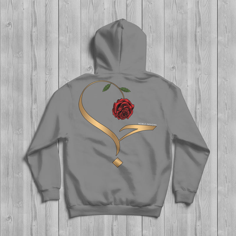 Virtue Collection: Love (حب | Hubb) Hoodie [Women's Back Design] - Noble Designs