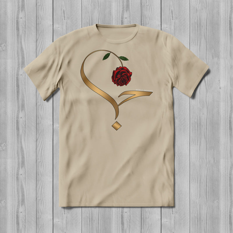 Virtue Collection: Love (حب | Hubb) T-Shirt [Men's Front Design] - Noble Designs