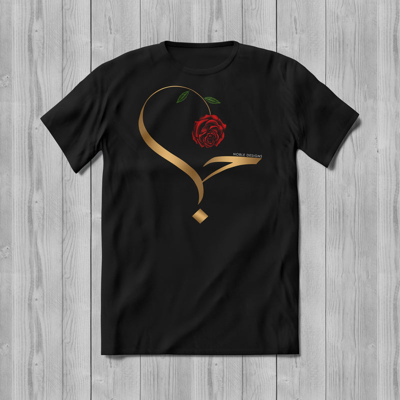 Virtue Collection: Love (حب | Hubb) T-Shirt [Men's Front Design] - Noble Designs