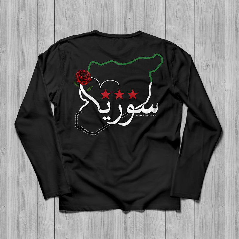 Mosaic Collection: Syria Long Sleeve T-Shirt [Women's Back Design] - Noble Designs