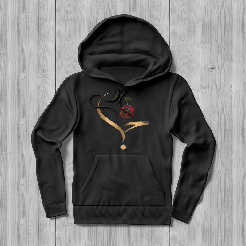 Virtue Collection: Love (حب | Hubb) Hoodie [Men's Front Design] - Noble Designs