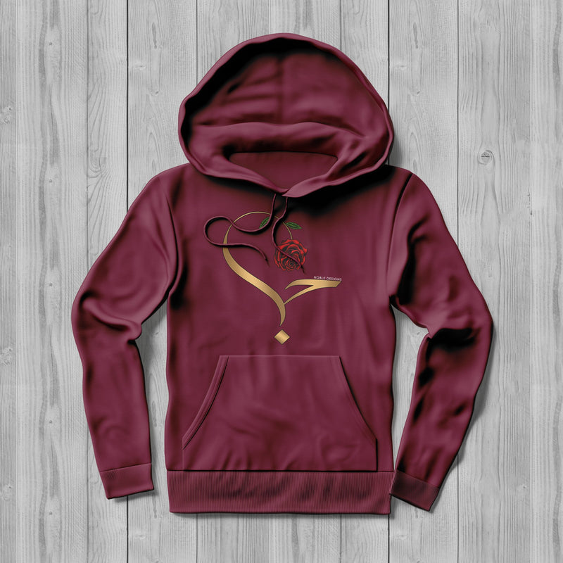 Virtue Collection: Love (حب | Hubb) Hoodie [Women's Front Design] - Noble Designs